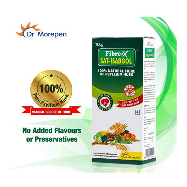 Dr.Morepen Fibrex Sat Isabgol 100 gm - Digestive Health