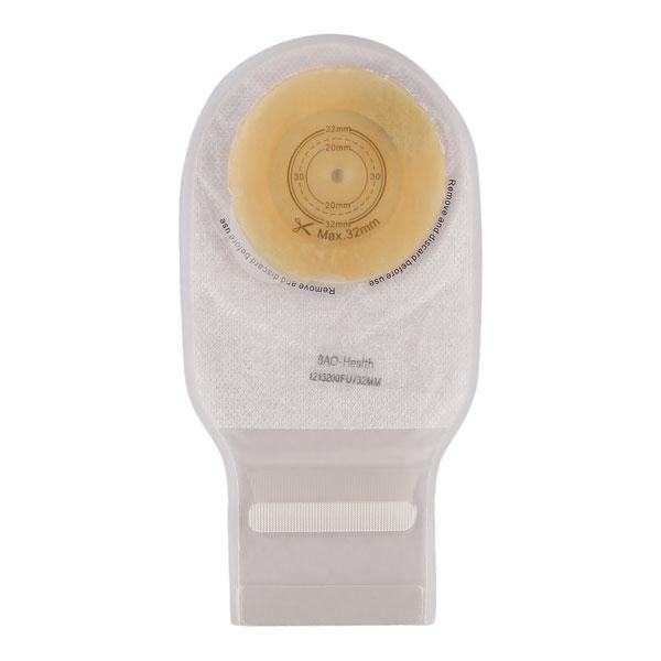 Bao Health One Piece Open Ostomy Pouch For Infant Velcro Closure (1213200FU) (5 - 32 mm) 20's - Bags