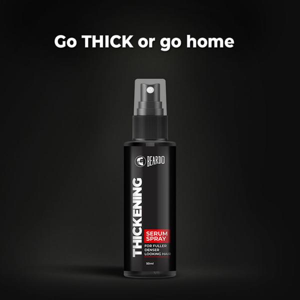 Beardo Thickening Serum Spray For Fuller Denser looking Hair 50ml - Hair Sprays & Mists