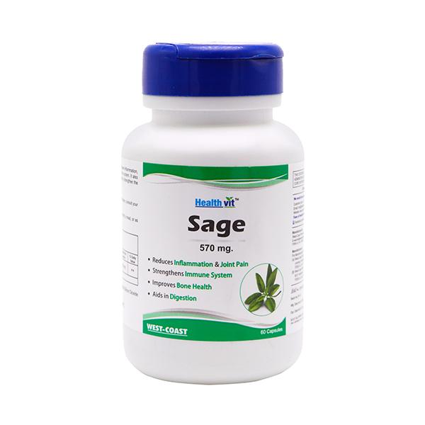 Netmeds | Healthvit Sage 570 mg Capsule 60's