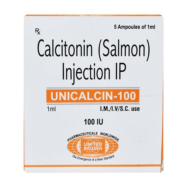 Unicalcin 100IU Injection 1ml - Osteoporosis-Age