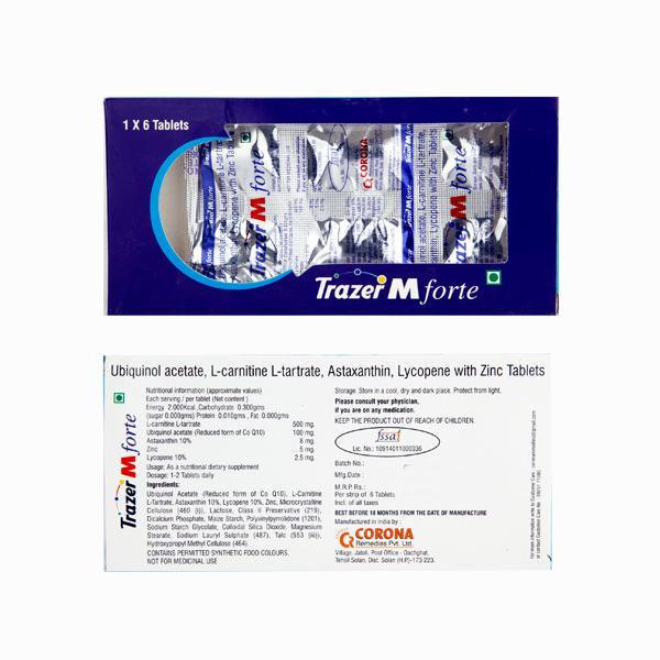 Trazer M Forte Tablet 6'S - Supplements-Sup