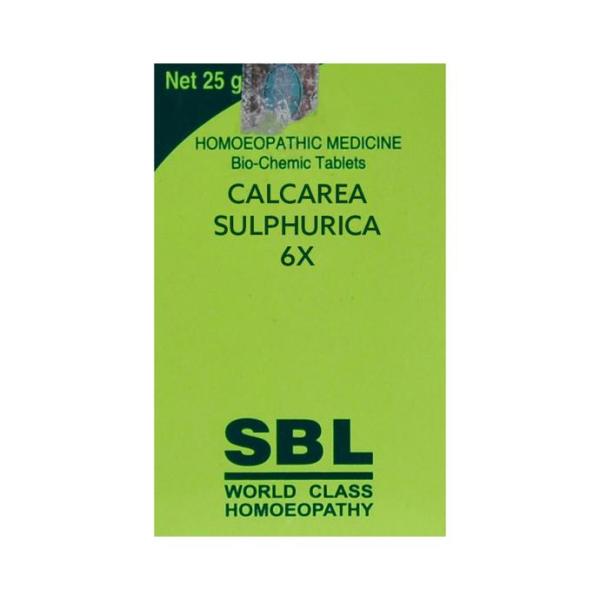 SBL Calcarea Sulphurica 3X Tablet 450 gm - Triturations (Homeo Tablets)