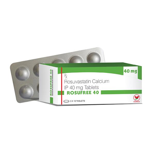 ROSUFREE 40 Tablet 10's - High Cholesterol-Dys