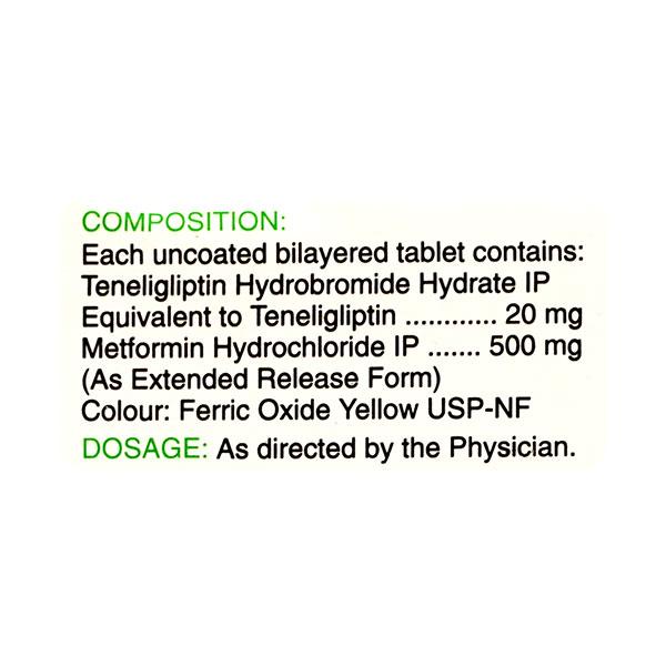 TEN DC M 500mg Tablet 10'S - Diabetes-Ant