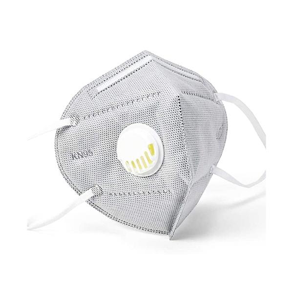 Netmeds | 1Mile 5 Layer N95 Mask with Respirator - Grey