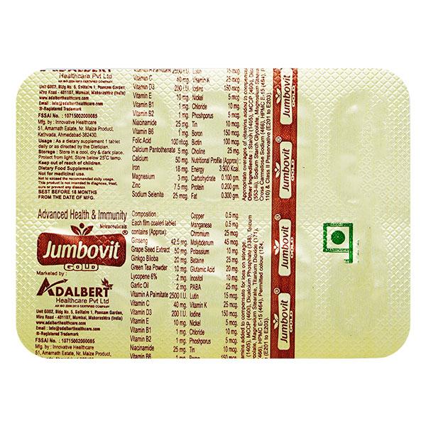 JUMBOVIT GOLD Tablet 10's - Supplements-Vam