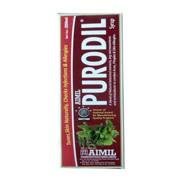 Aimil Purodil Syrup 200 ml - Speciality Medicines