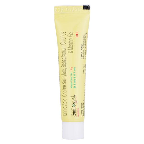 SMILOGEL MOUTH ULCER Gel 10gm - Oral Care - P-Mou