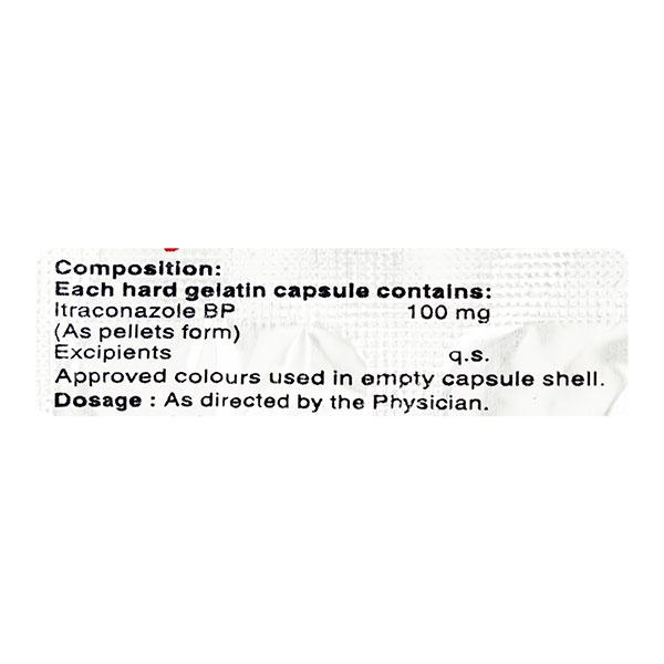 ITRASYS CF 100 Capsule 4's - Fungal Infections-Anf