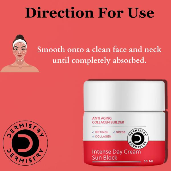 Dermistry Anti Aging Intense Day Cream Sun Block 50 ml - Day Cream