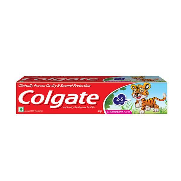 Colgate Kids (2-5 Years) Toothpaste - Strawberry Flavor 40 gm - Toothpaste