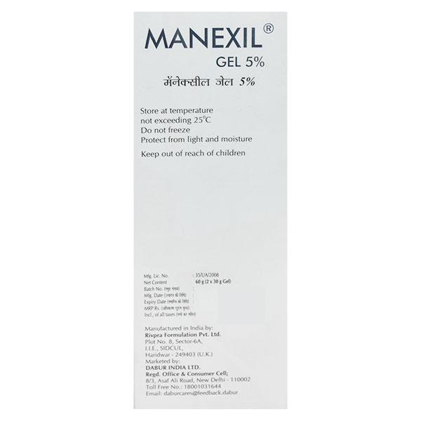 Manexil 5% Gel 60gm - Hair Loss-Oth