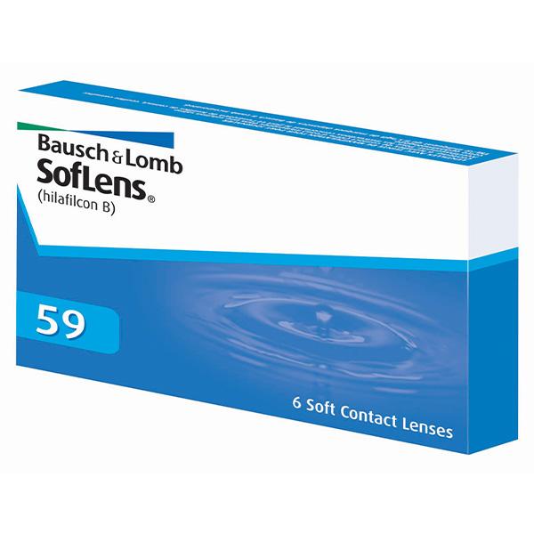 Netmeds | Bausch & Lomb SofLens 59 Monthly Contact Lens - 6 Lens/Box (-3.0)