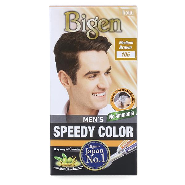 Netmeds | Bigen Men's Speedy Color - 105 Medium Brown 80 gm