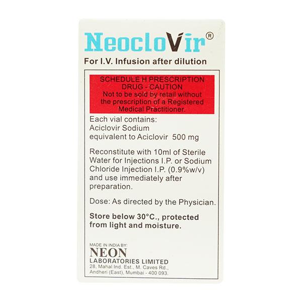 Neoclovir 500mg Injection 1ml - Viral infections-Ant