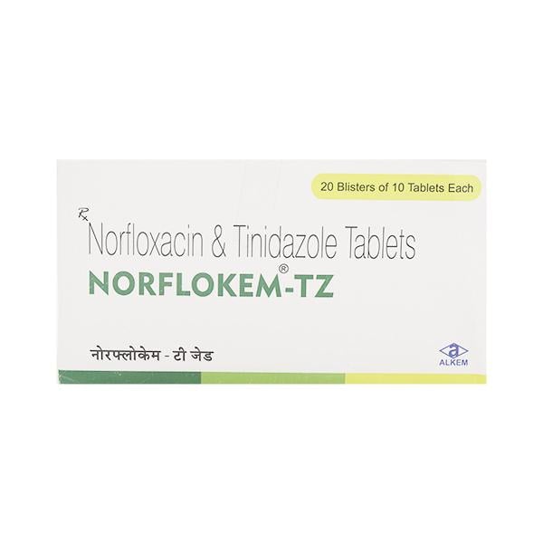 Norflokem TZ Tablet 10'S - Bacterial Infections-OAB