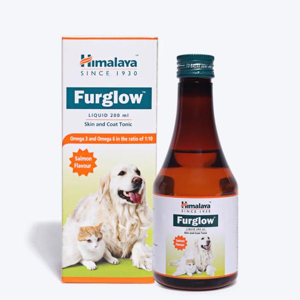 Netmeds | Himalaya Furglow Skin & Coat Tonic - Salmon Flavour 200 ml