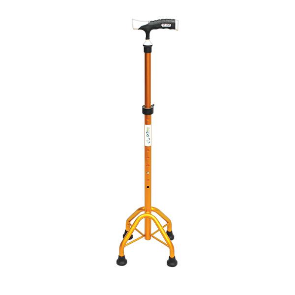 Entros Height Adjustable Walking Stick 4 Leg (KL945L) - Wheelchairs & Walking Sticks