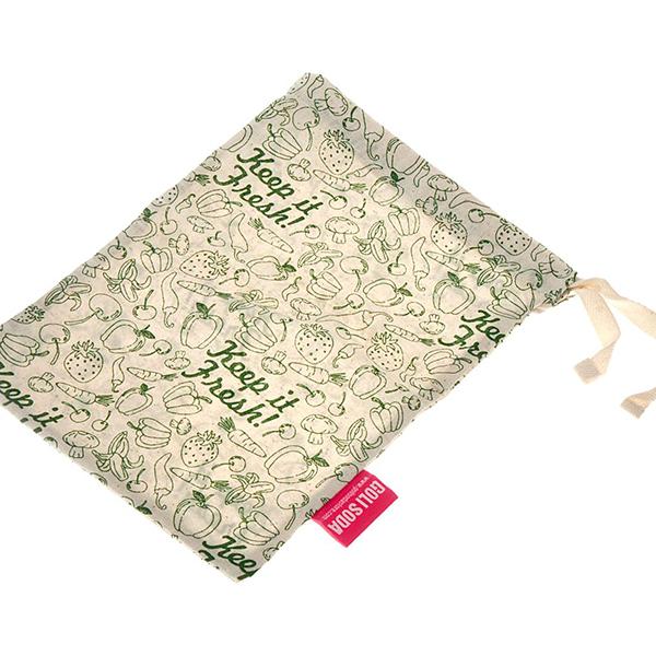 Goli Soda Keep It Fresh Reusable Cotton Bags - Large 1's - Others