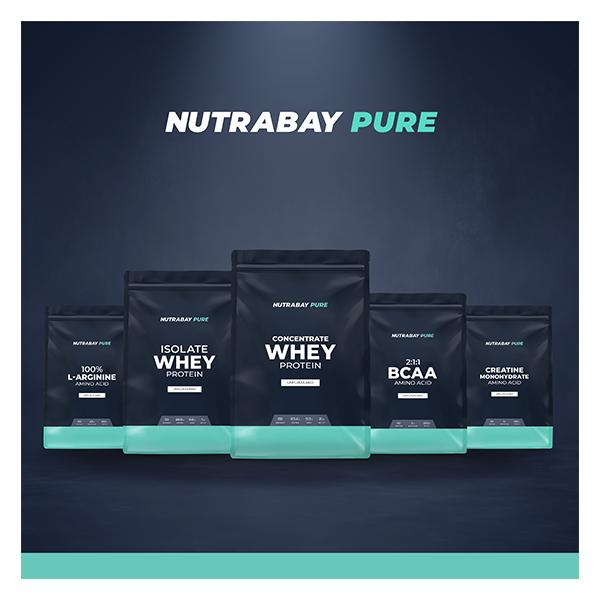 Nutrabay Pure BCAA Powder - Unflavoured 250 gm - Bcaa Supplements