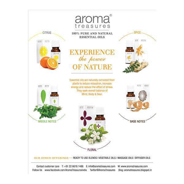 Aroma Treasures Pure Essential Oil - Peppermint 10 ml - Essential Oils