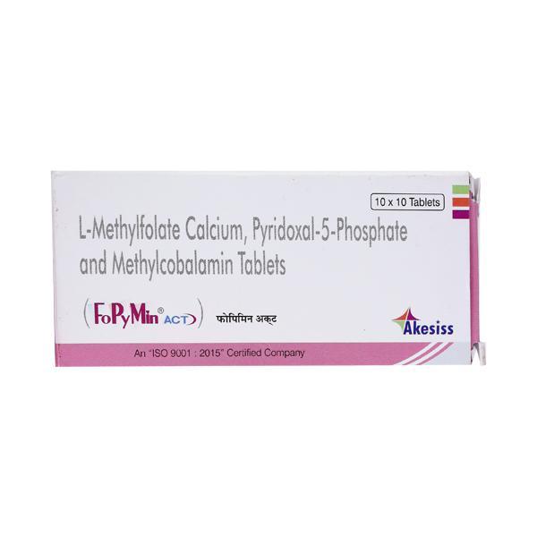 Fopymin Act Tablet 10'S - Supplements-Vam