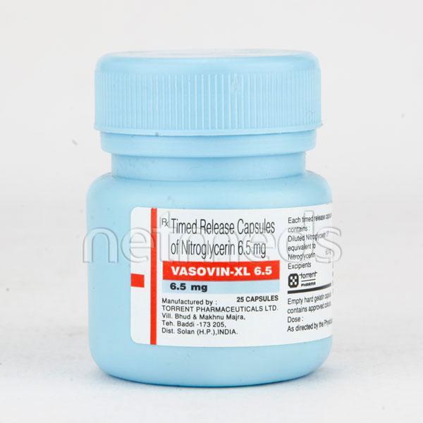 Vasovin XL 6.5mg Capsule 25'S - Angina