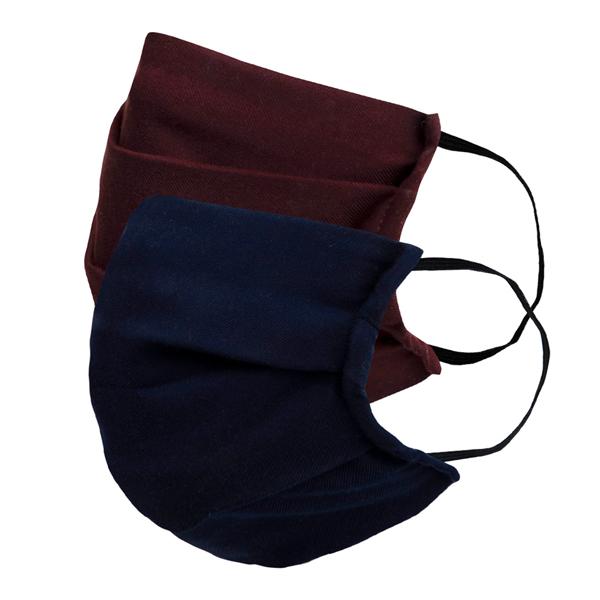 Faballey Classic 2 Ply Pleated Reusable Mask Set (2 Pcs)