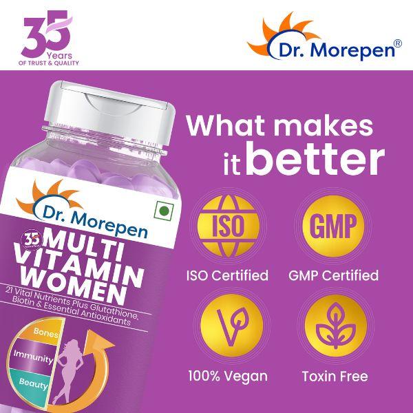 Dr. Morepen Multivitamin Tablet - Women 60's - Women Health