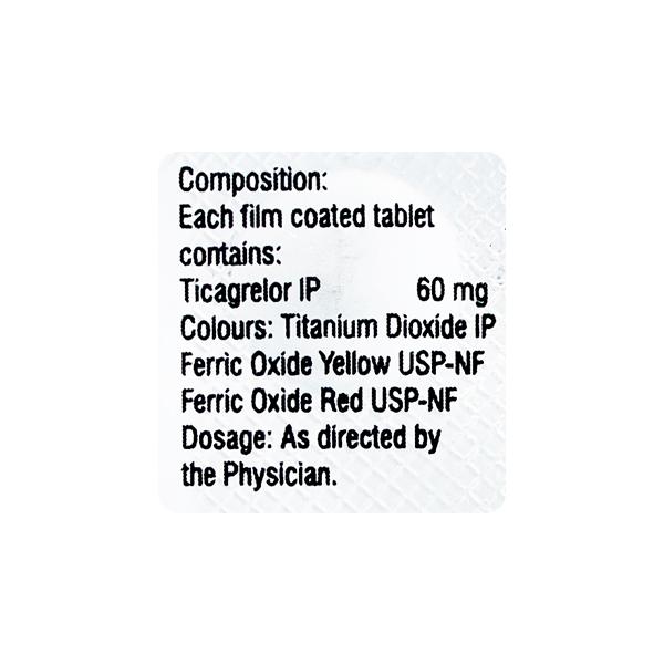 TICAPLAT 60 Tablet 10's - Blood Clot-Ant