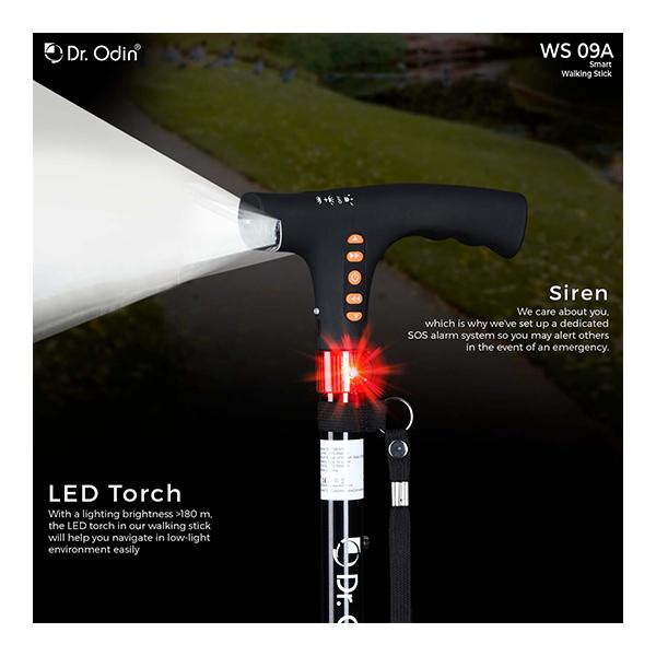 Dr. Odin Smart - Walking Stick (GB-819) - Wheelchairs & Walking Sticks