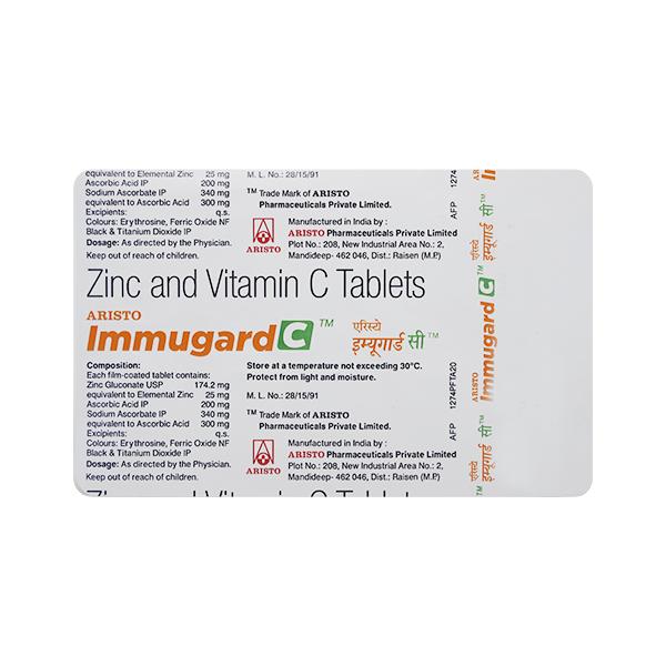 IMMUGARD C Tablet 10's - Supplements-Vam