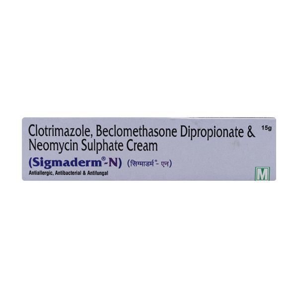 SIGMADERM N Cream 15gm - Fungal Infections-Taa
