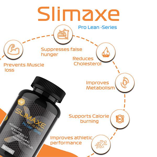 Vitaminhaat Slimaxe Pro-Lean Series Fat Burner Capsule 90's - Weight Loss