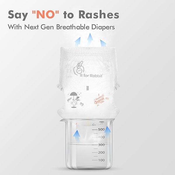 R for Rabbit Feather Baby Diaper Pant (XL) 24's - Diapers & Wipes