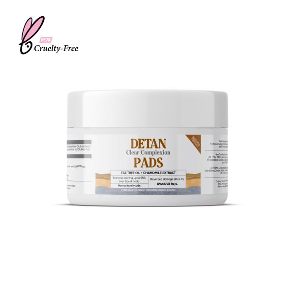 Netmeds | CGG Cosmetics De-Tan Clear Complexion Facial Pads- for All Skin Types 50 gm