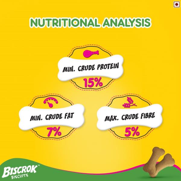 Pedigree Biscrok Biscuits - Milk & Chicken Flavour 900 gm - Petfood
