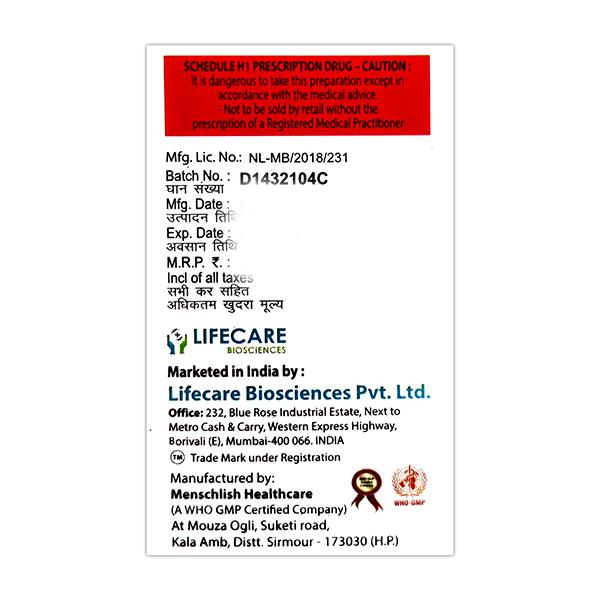 MEROCARE SE Injection 1's - Bacterial Infections-OBL
