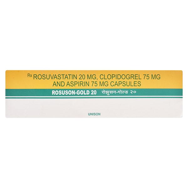 ROSUSON GOLD 20 Capsule 10's - Blood Clot-Ant