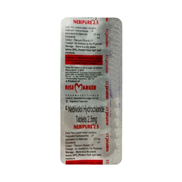 NEBIPURE 2.5 Tablet 10's - Hypertension-Bet