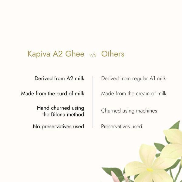 Kapiva A2 Desi Cow Ghee 500 ml - Speciality Medicines