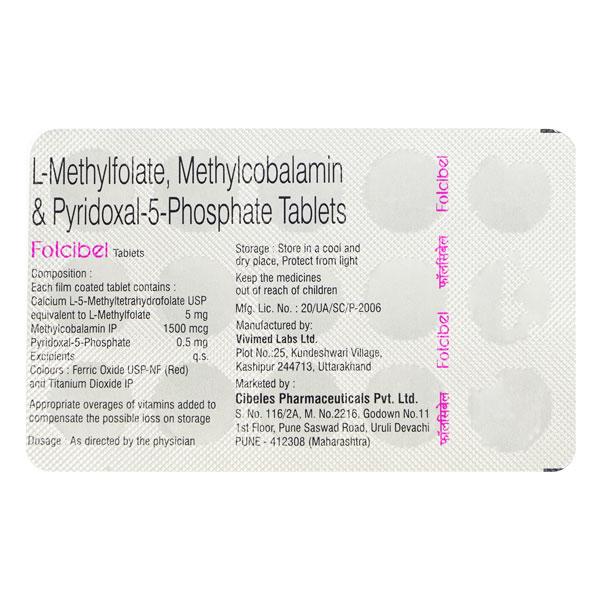 FOLCIBEL Tablet 15's - Supplements-Vam