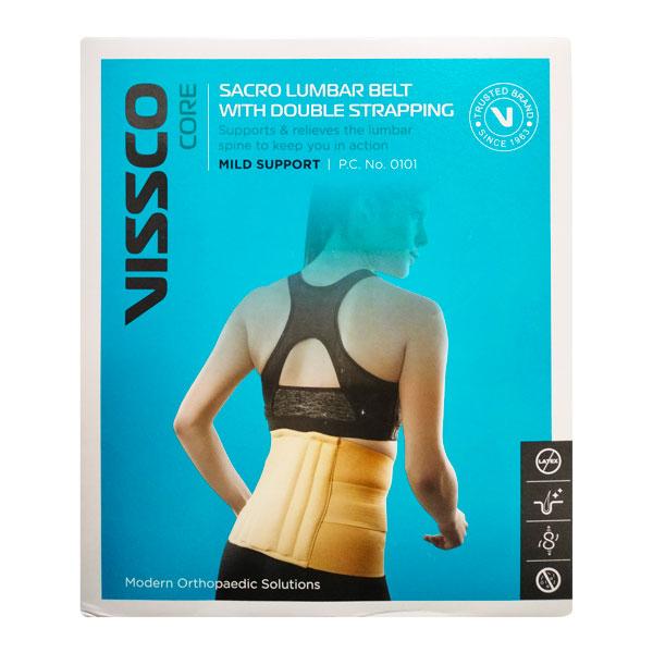 Netmeds | Vissco Core Sacro Lumbar Belt with Double Strapping Mild Support (0101) (XL)