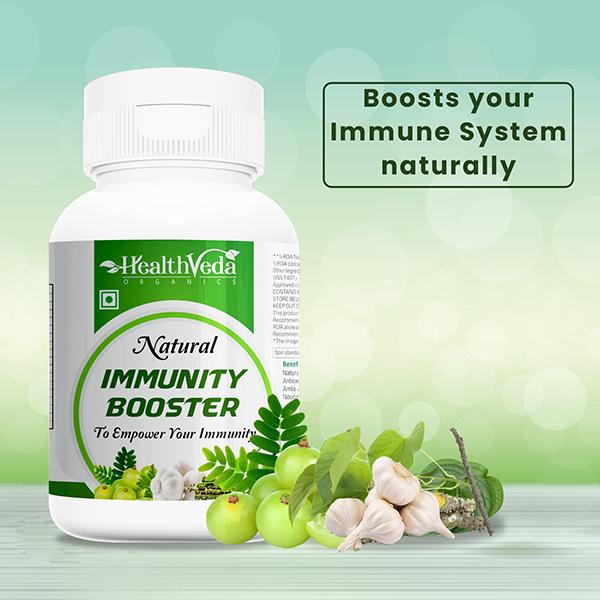 Health Veda Natural Immunity Booster Veg Capsule 60's - Vitamin C