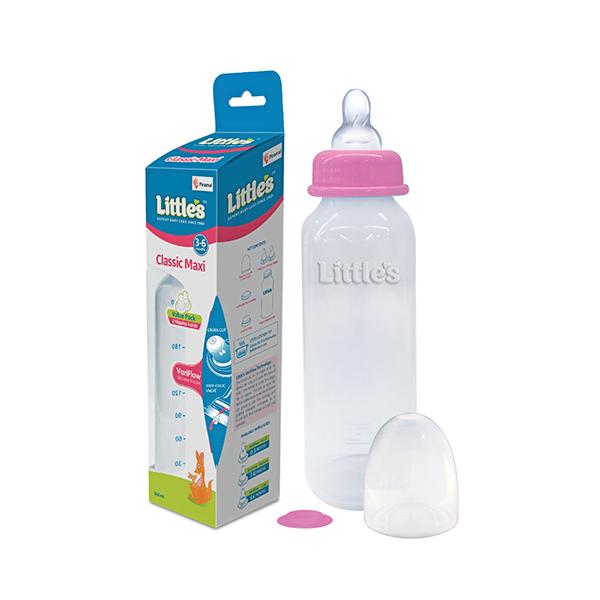 Netmeds | Little's Classic Mini Feeding Bottle - Pink 120 ml