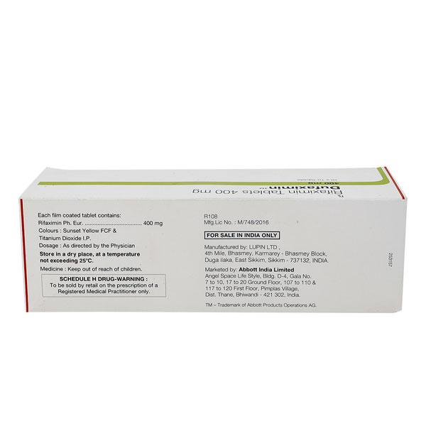 Dufaximin 400mg Tablet 10'S - Bacterial Infections-OAB