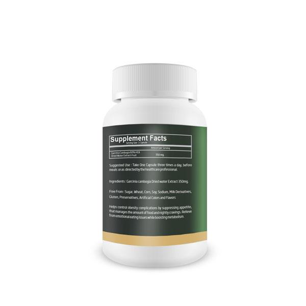 Bhumija Lifesciences Garcinia Cambogia 350 mg Capsule (Pack of 3 x 60's) - Herbal Dietary Supplement