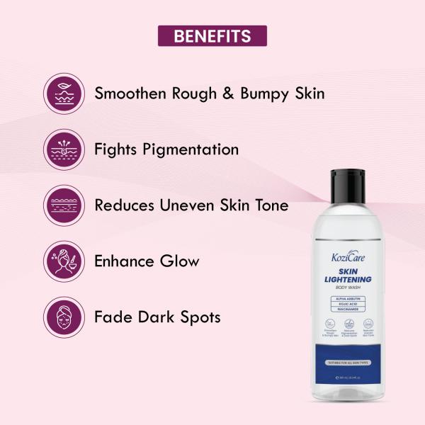 Kozicare Skin Lightening Body Wash 300 ml - Shower Gels & Body Wash