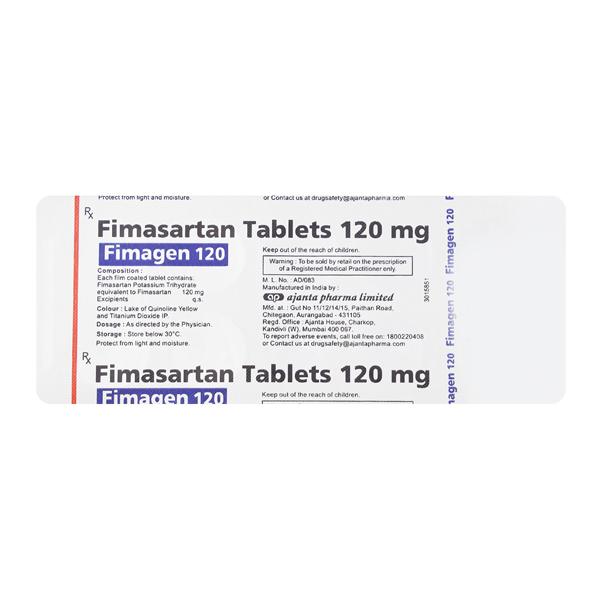 FIMAGEN 120mg Tablet 10's - Hypertension-Ana